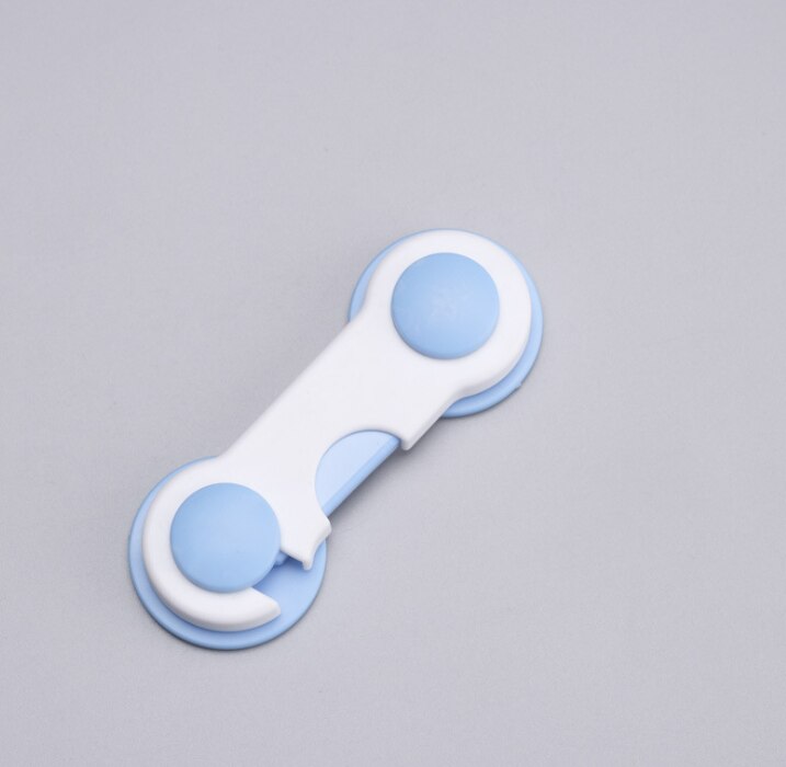10pcs Dei Bambini Serratura Dell'armadietto Serrature di Sicurezza Del Bambino di Protezione del Bambino Serratura di Sicurezza A Prova di bambino Prodotto di Sicurezza Frigorifero Serratura Del Cassetto: blue-3