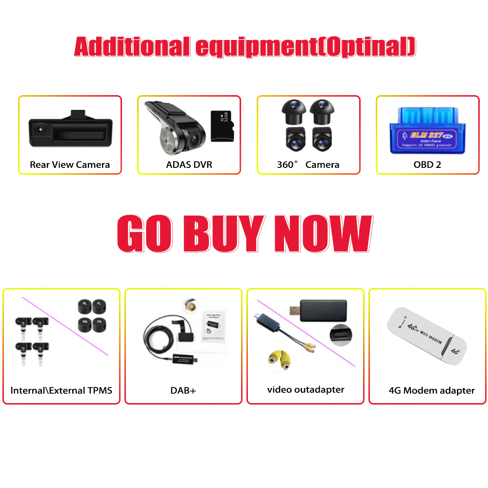 Para coches accesorios opcionales