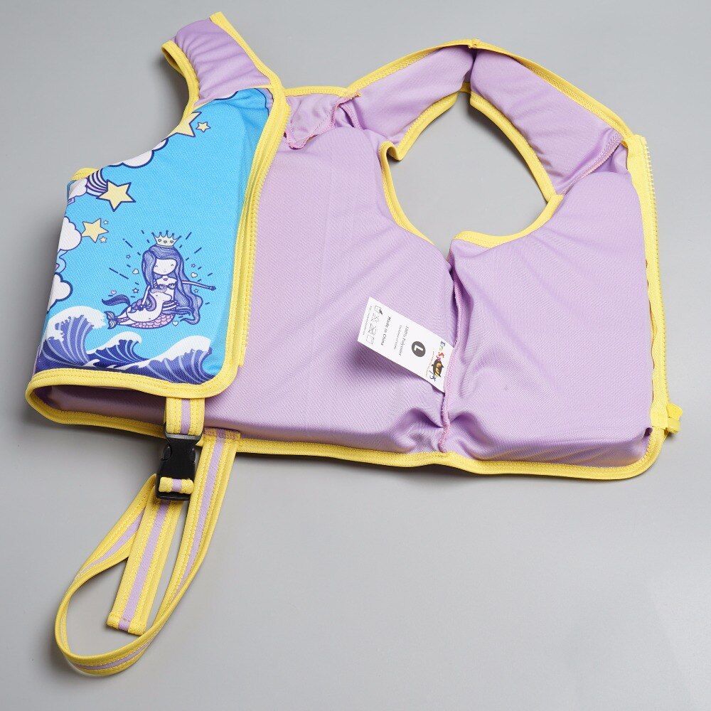 Megartico zwemvest kinderen mermaid eenhoorn zwemmen vest kids swim trainer float voor 2-6 jaar Drijfvermogen Badpak jas leven