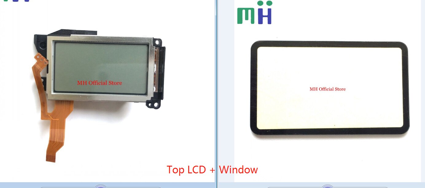Segunda mano para Nikon D600 D610 LCD superior Reparación de cámara de pantalla de repuesto:  Opción 2