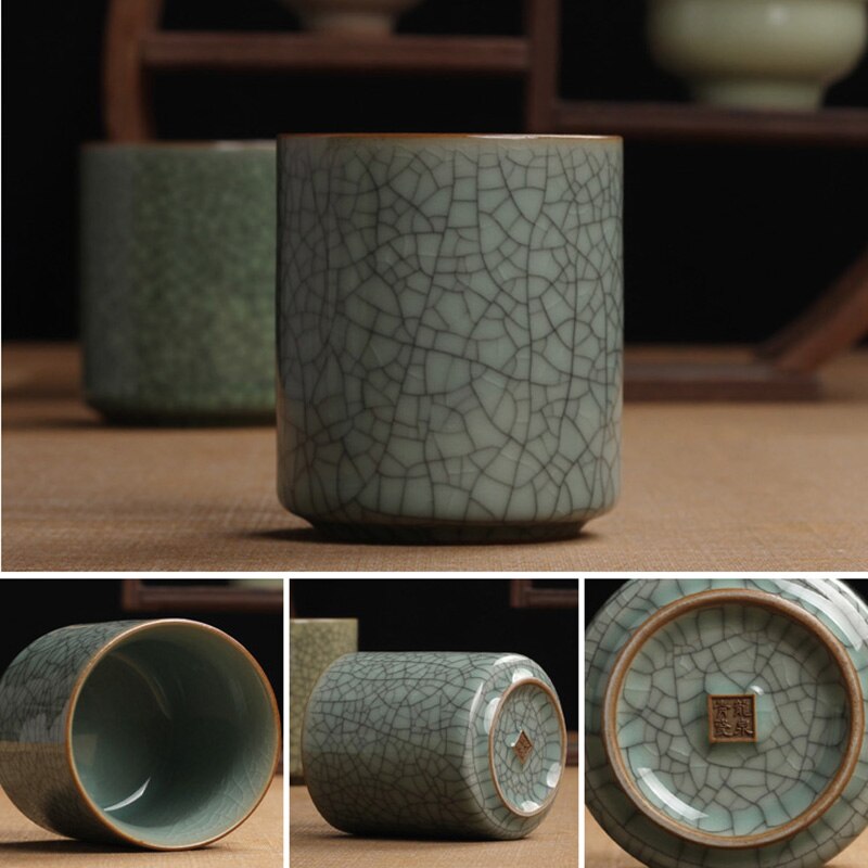 Xícara de chá cerâmica porcelana xícara de chá 240ml tigela de chá mestre caneca de café copo de água copos de chá recipiente de chá copos de puer er presentes