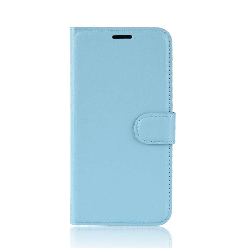Funda de piel sintética para Huawei P Smart FIG-LX1, carcasa con tapa para Huawei P Smart FIG-L21, FIG L21, LX1, 5,65: blue case