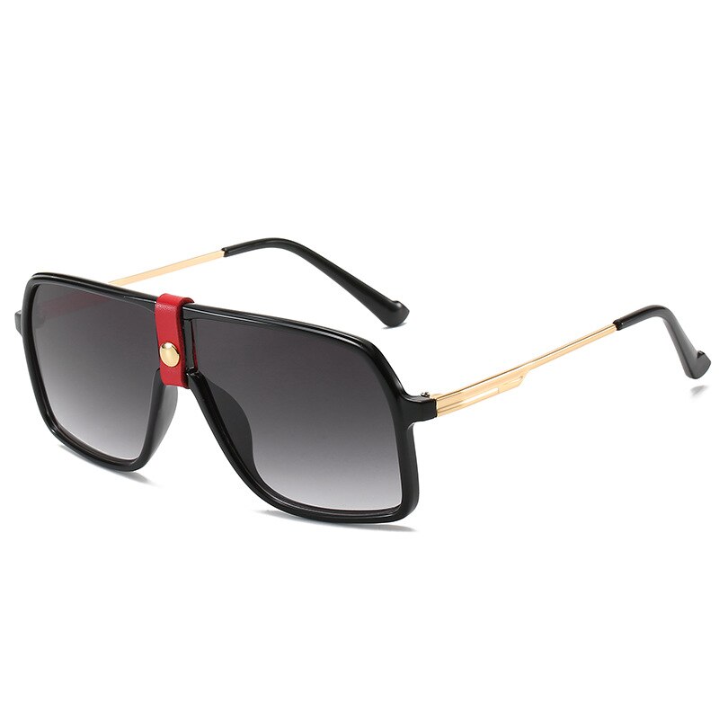 Stijl zonnebril heren en dames boxbrillen veelzijdige grote monturen uv-bestendige zonnebril dames