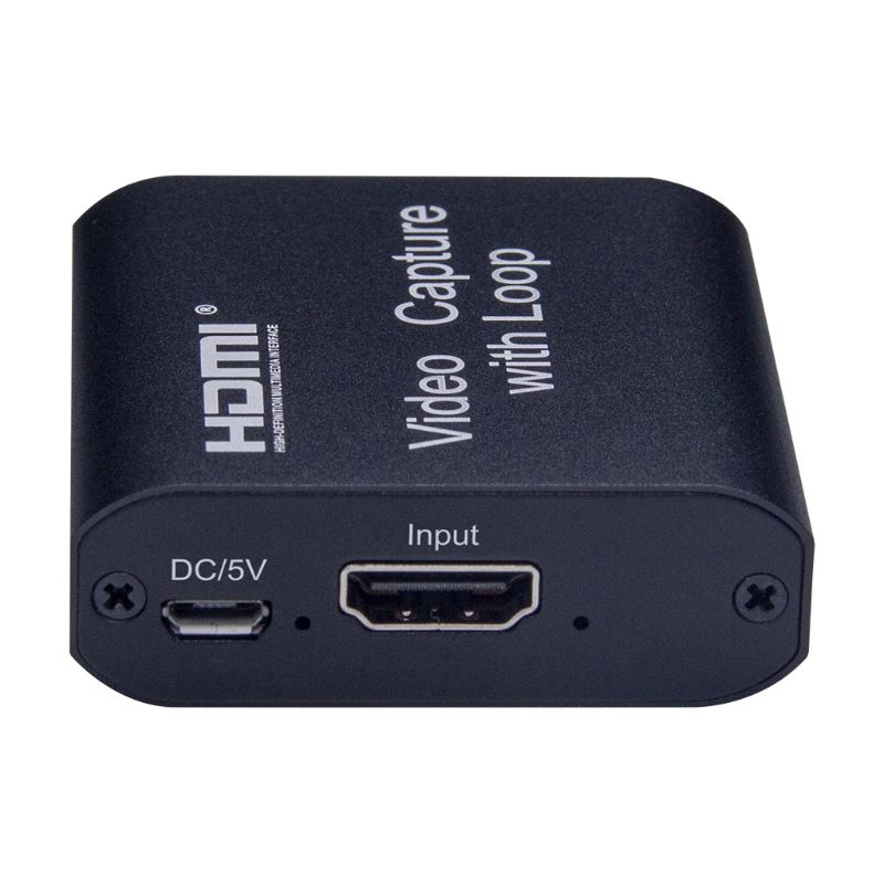 HDMI Video Capture Card Screen Recorder USB2.0 1080P High Definition Game Capture Streamer Device with Loop