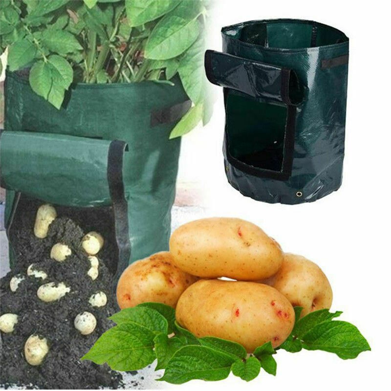 Kartoffel Hängen Beutel Kraut Atmungsaktive Garten Wachsen Tasche Hause Tomaten Pflanzen Behälter Nicht-gewebte Anbau