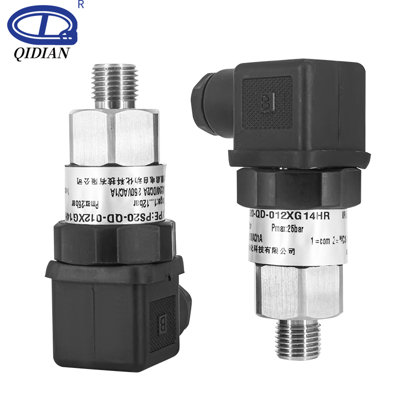 Interruptor de presión mecánico ajustable, diafragma de acero inoxidable, tipo pistón, 0,2-400bar