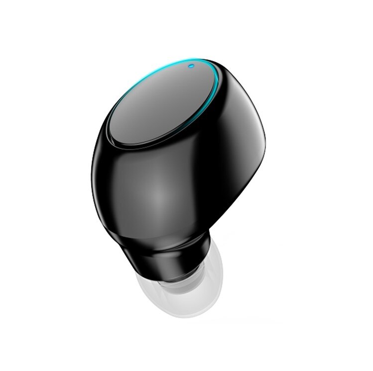 X6 Mini 5.0 zestaw słuchawkowy Bluetooth Sport zestaw słuchawkowy z mikrofonem słuchawki bezprzewodowe zestaw głośnomówiący Stereo słuchawki douszne dla Xiaomi wszystkie telefony: Black