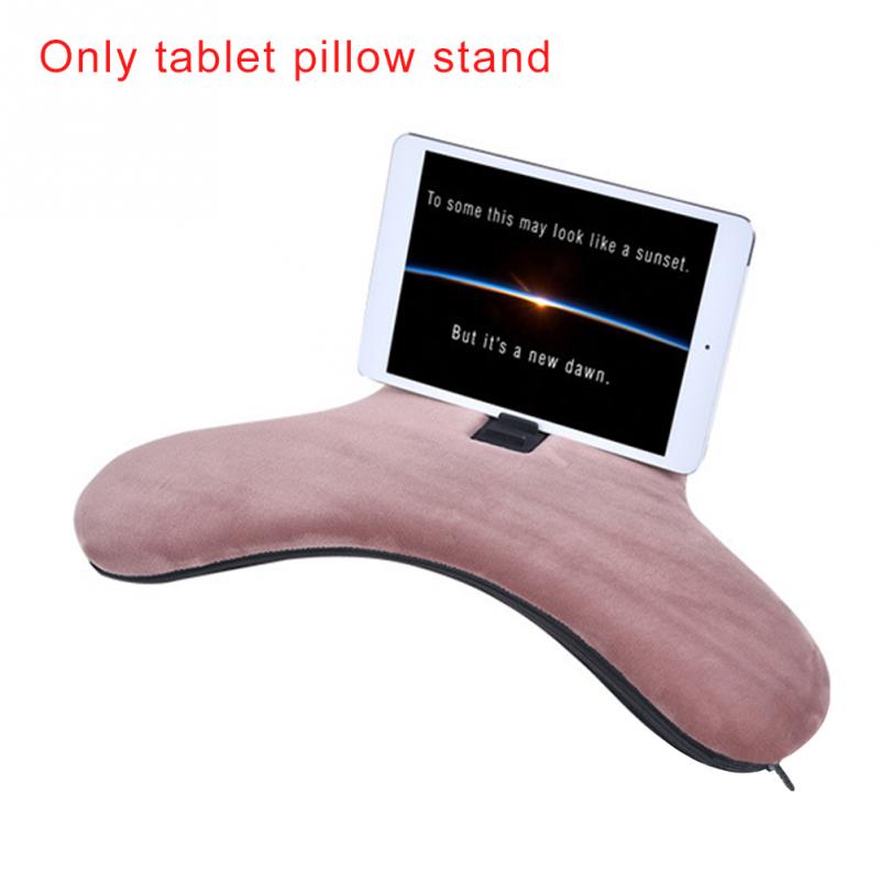 Rest Car Foldable Support Cushion Tablet Holder Mobilephone Office Pillow Stand Bed Book Reading Support Sponge Tabelt Pillow: Coffee 40x23x11