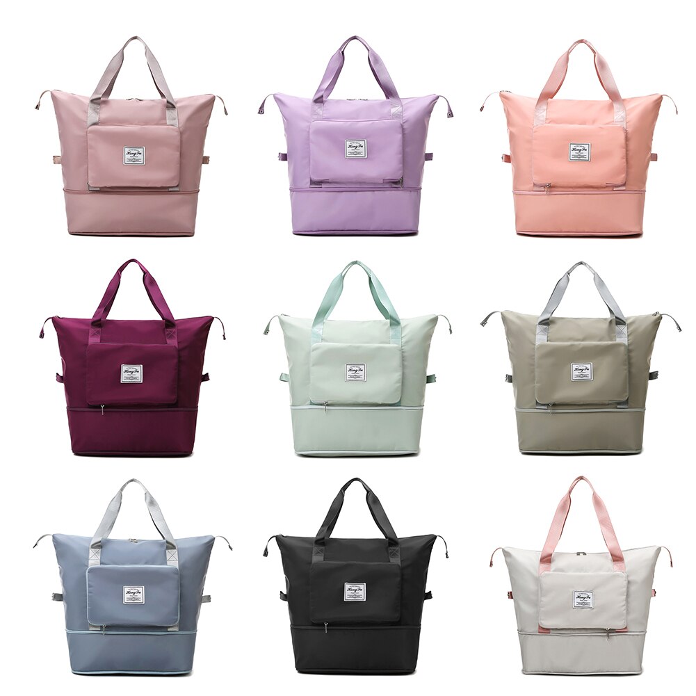 Car Interior Storage Bag Shoulder Bags Waterproof Oxford Cloth Handbag Foldable Large Capacity Training Travel Gym Bag