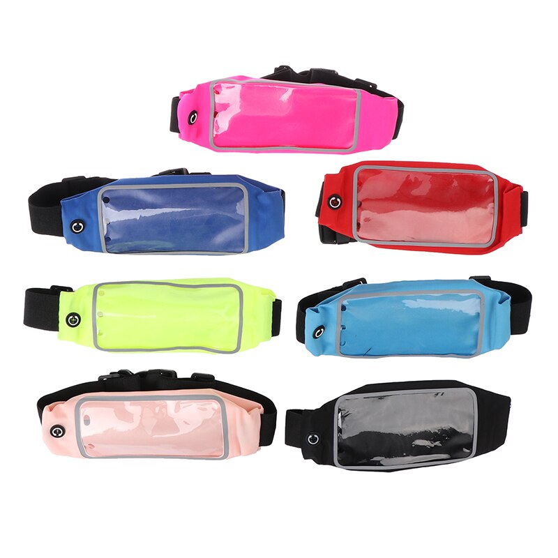 Sports Running Waist Bag Outdoor Jogging Belt Waterproof Phone Bag Case Gym Waist Holder Cover