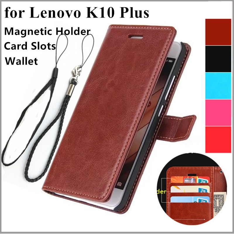 Karte Halfter abdeckung fallen für Lenovo K10 Plus 6.22 "Pu leder Fall Schutzhülle retro Halfter brieftasche kippen fallen