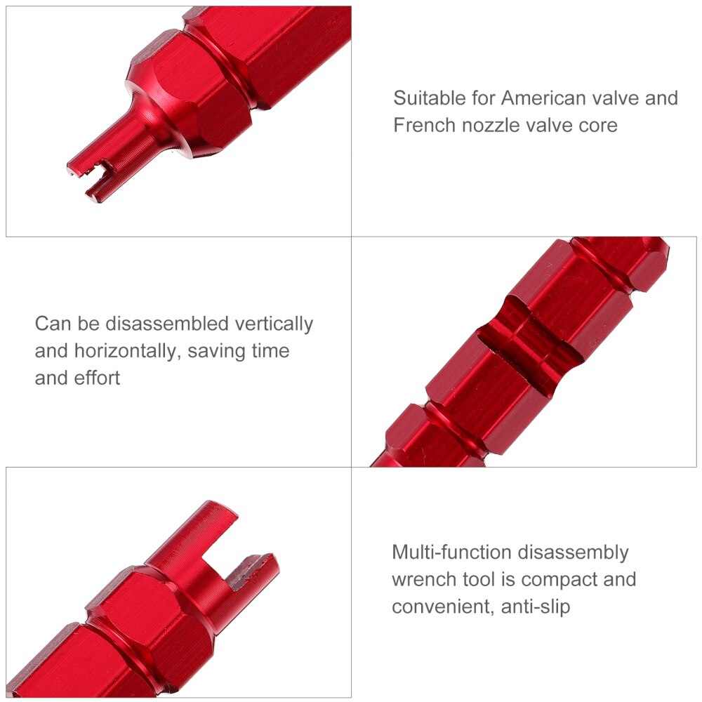 Amerikaanse-Stijl Gaspijp Wrench Ventiel Tool Fiets Franse Mond Tool