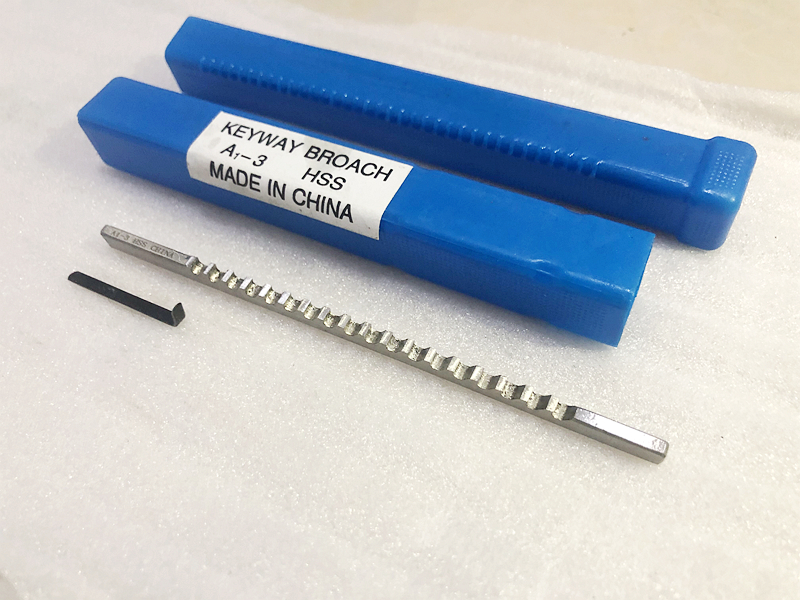 3mm en skub-type nøglebane, metrisk størrelse højhastighedsstål til cnc-skæremaskineværktøj