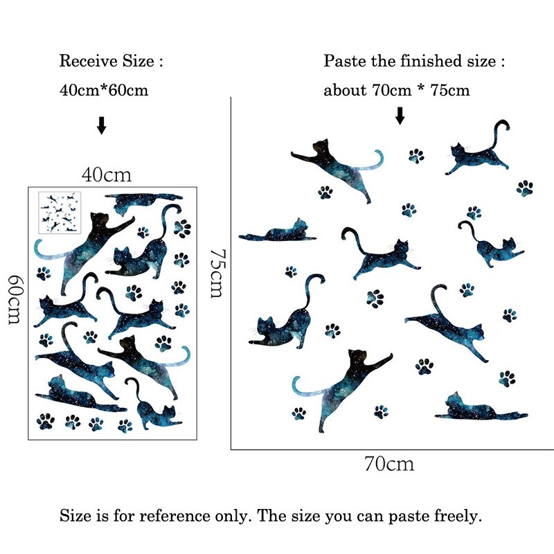 Papier Peint Auto-Adhésif 3D Ciel étoilé Bleu Violet