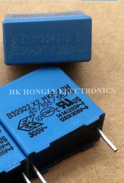 30 PIÈCES B32922 X2 MKP/SH U1 U15 U22 U33 U47 U56 U68 K 305V P = 15mm 10% 0.1UF 0.15UF 0.22UF 0.33 0.47UF 0.56UF 0.68UF CONDENSATEUR de FILM: B32922 U47 K 305V