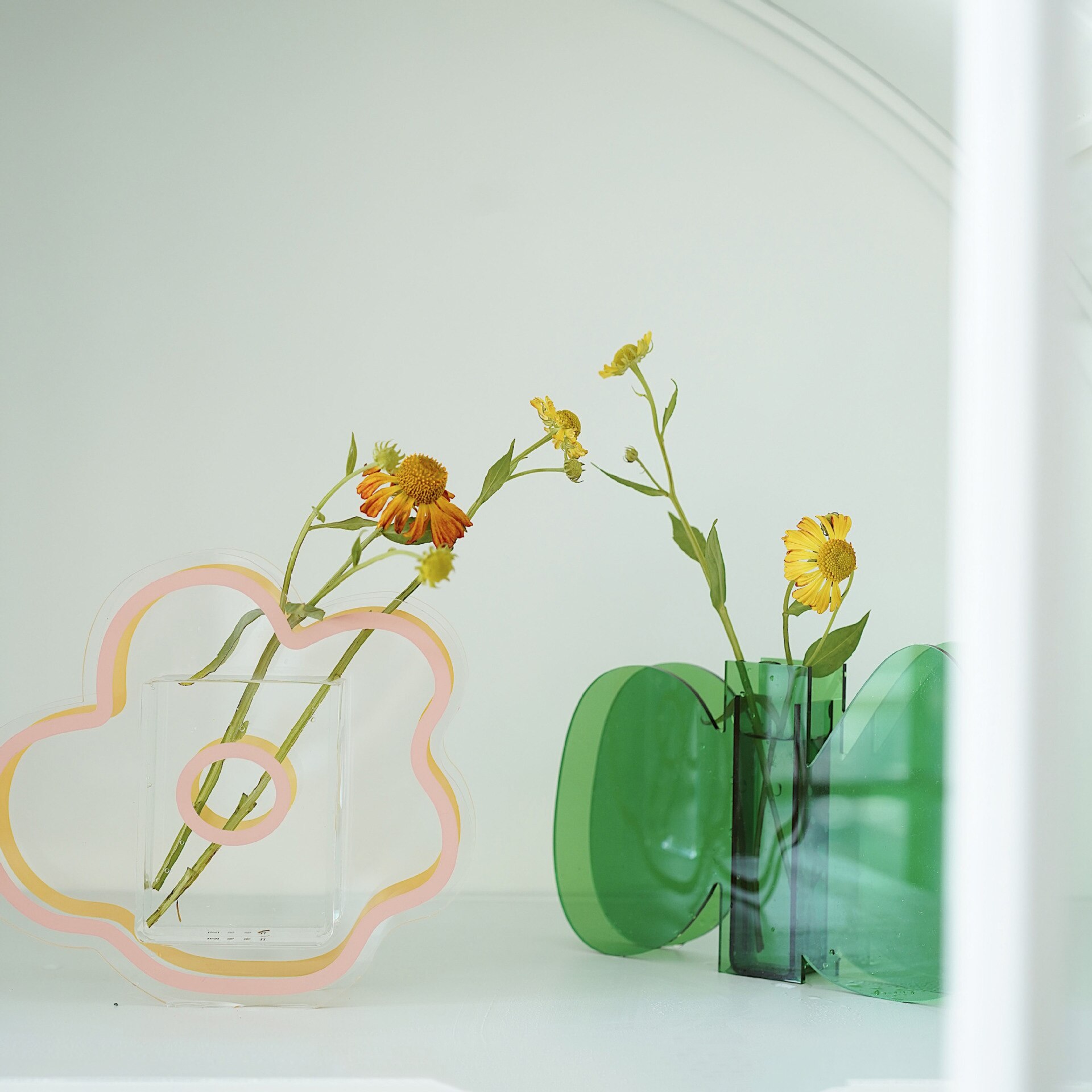 O. Roselif Acryl Leuke Vazen Decoratieve Moderne Bloemen Vazen Wedding Woonkamer Centerpieces En Evenementen Decoratie