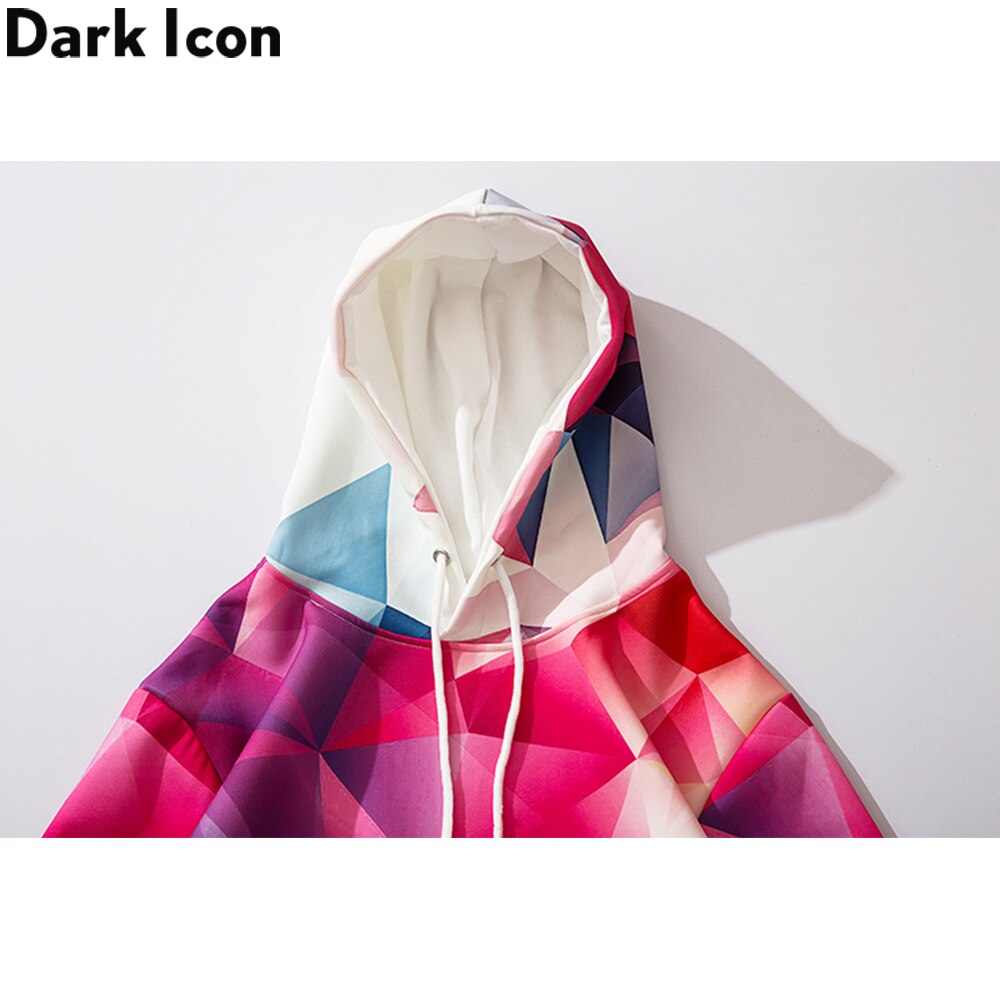 Dark Icon 3Digital Printed Hip Hop Hoodie Men Pullover Streetwear Men's Hoodies Hooded Man