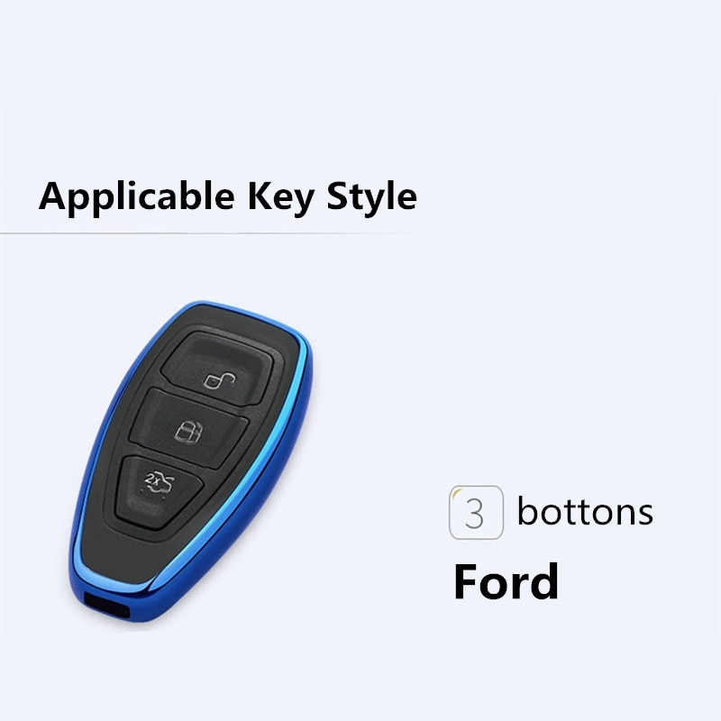 Ford Focus Mondeo-porte-clés de voiture | Doux, en TPU, pour accessoires de voiture, porte-clés de style intérieur de voiture