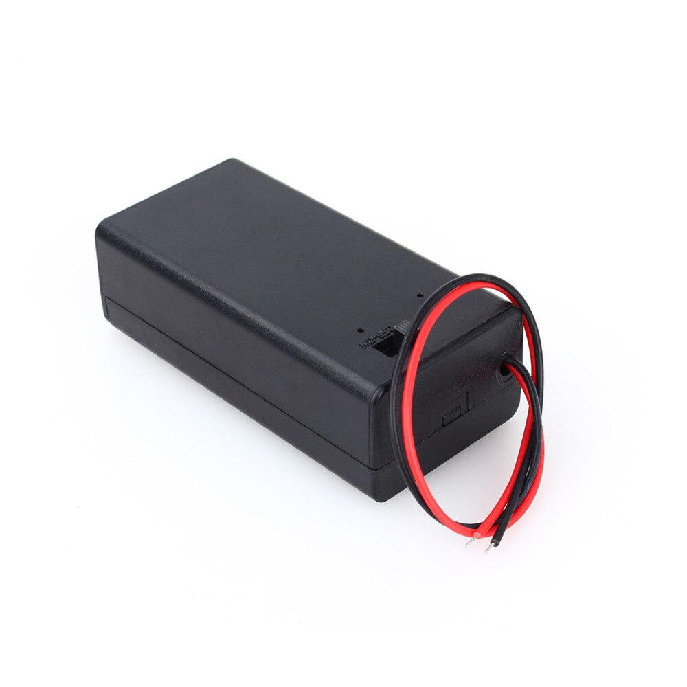 9V Volt PP3 Batterij Houder Connector Storage Case Box Dc Case W/Wire Lead Aan/Uit Schakelaar cover Duurzaam Schakelaar Accessoires