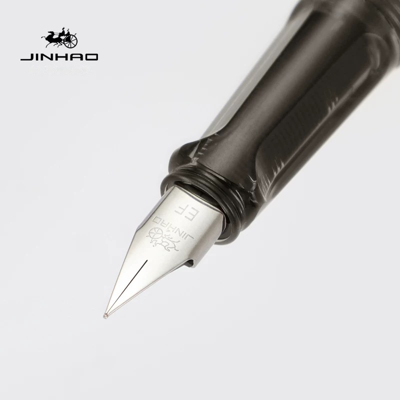 JINHAO 58 Wood Fountain Pen Colors Student F EF Nib Ink Pen Calligraphy Pen Stationery School Office Supplies