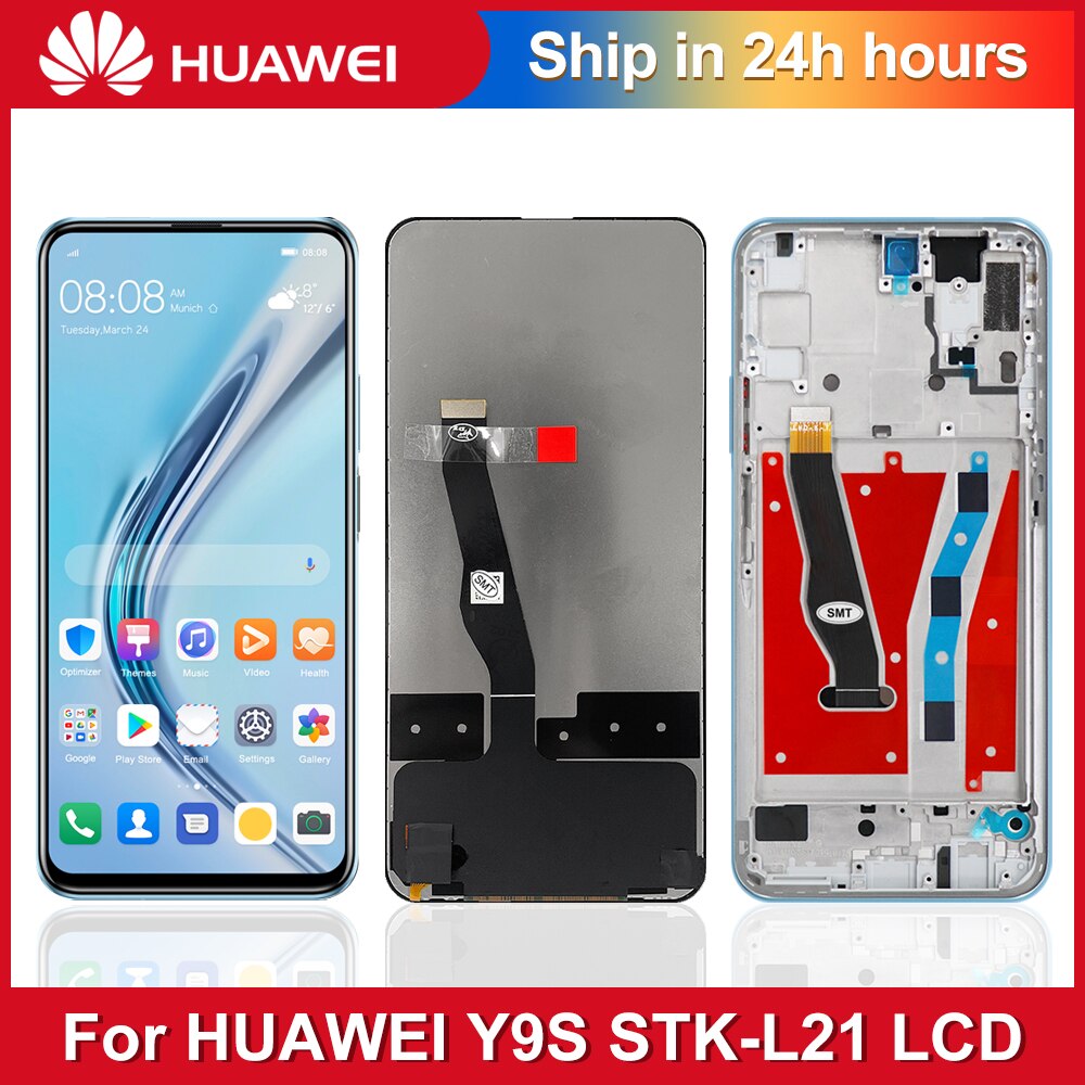 Originales 6.59 #39  y9s - #39 -display mit touchscreen-digitizer-einheit für huawei p smart pro-display