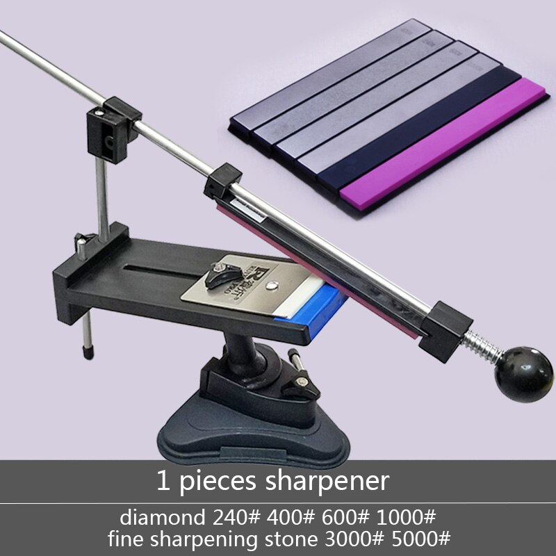 120-3000-10000 grain ruixin pro aiguiseur de couteau fixe système d'affûtage pierre à aiguiser pierre à aiguiser diamant pierre: sharpener 6stones-DF