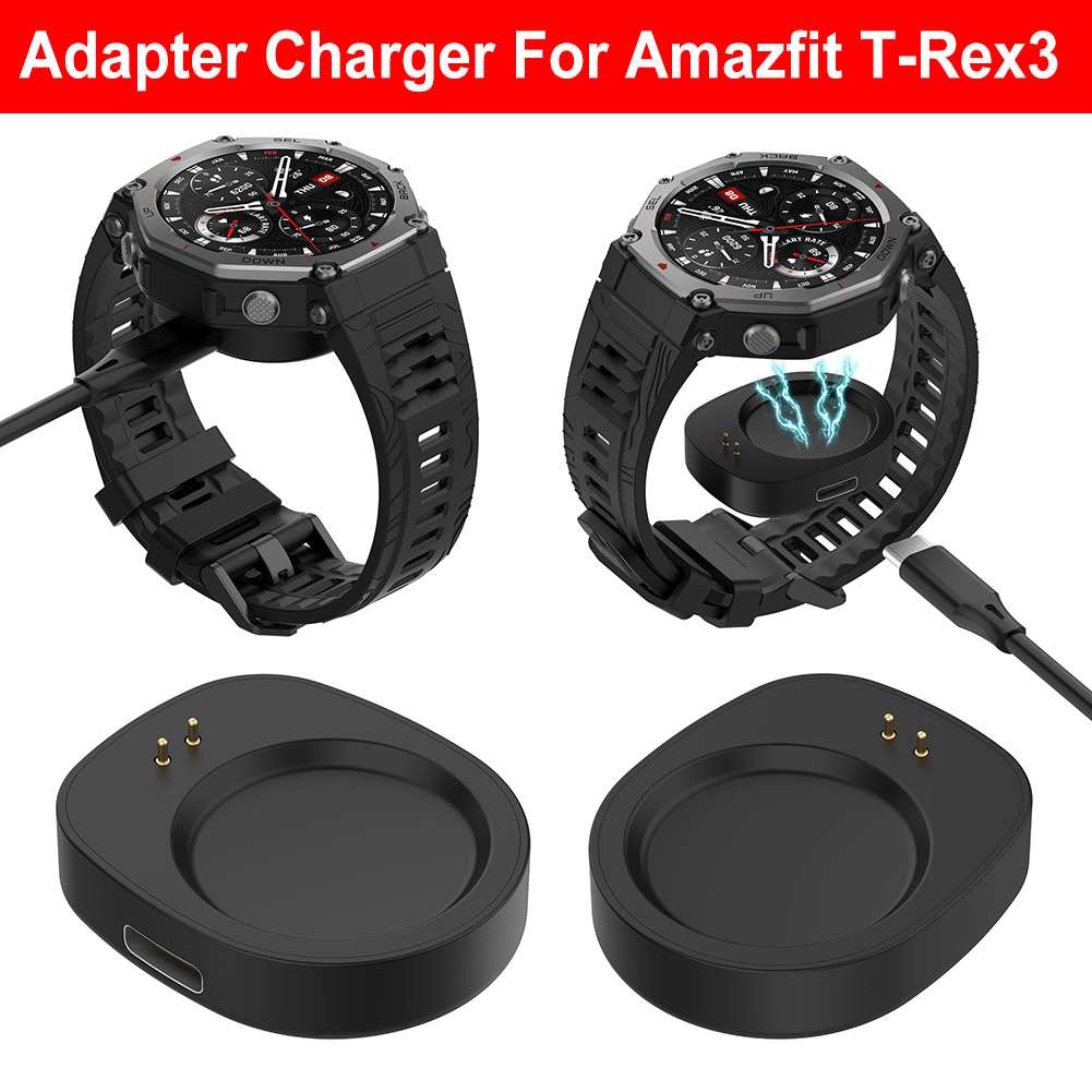 Adaptador de cargador, adaptador de base de carga, Base de cargador para reloj inteligente, convertidor de cargador magnético para Amazfit Balance A2286/T-Rex 3 A2322
