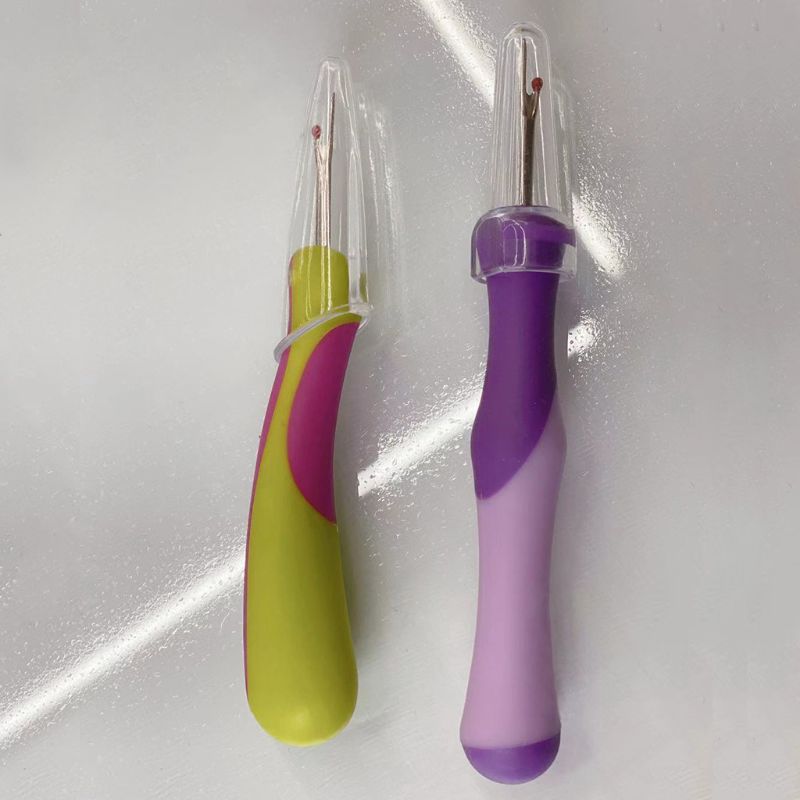 Stitches Removed Tool Wire Picker Practical DIY Handcraft Sewing Thread Cutter Seam Ripper With Rubber Handle