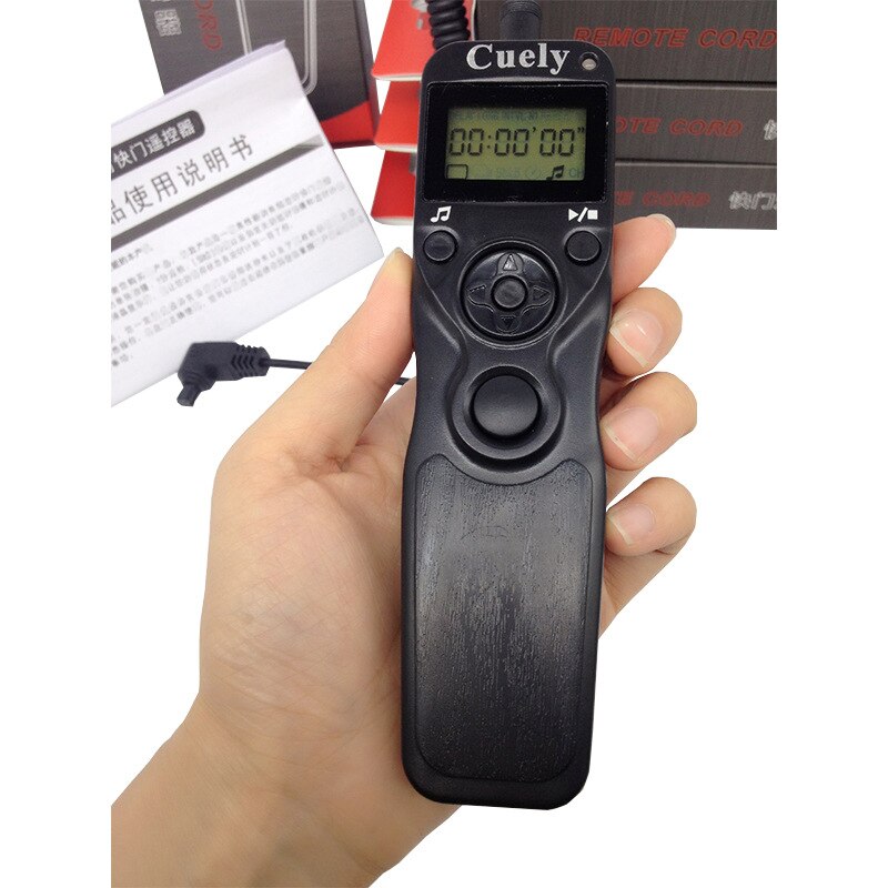 RS-VPR1 LCD Timer Fernbedienung Auslöser Präzise Timing Shutter Fernauslöser für Sony A6000/A7000/A5000/a6/A7