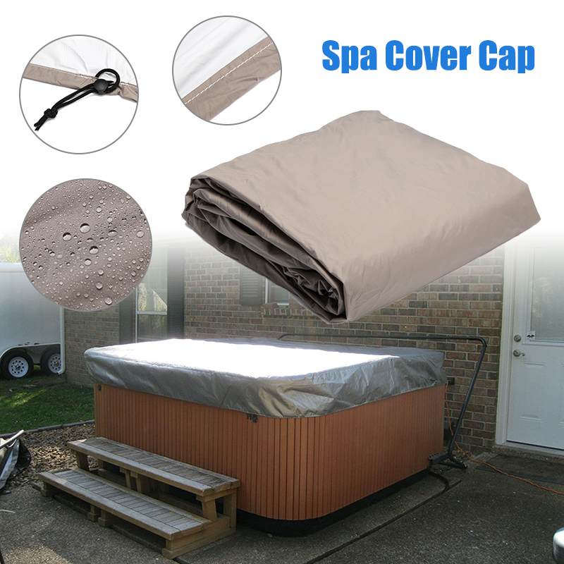 Dustproof Tub Spa Cover Cap Dustproof Rain Covers Storage Bag Protective Guard Protector Cover Shade Organizer 4 Sizes