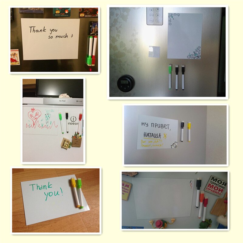 Tableau blanc magnétique Flexible effaçable à sec/tableau de Message/bloc-notes/boîte de dialogue aimant/tableau blanc magnétique