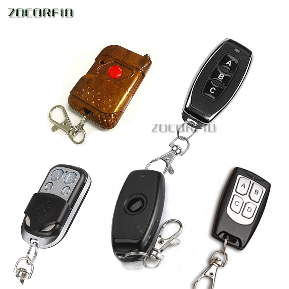 433 Mhz Universal Wireless Remote Control Learning Code 433Mhz Transmitter For Gate Garage Opener Electric Door