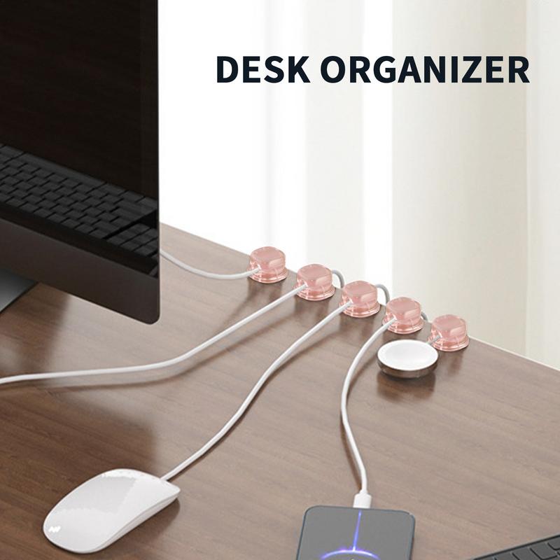 Snoer Organisator Houder Bureau Draad Keeper Clip Bureau Kabelbeheer Accessoires Voor Desktop Nachtkastje Of Keukenkast