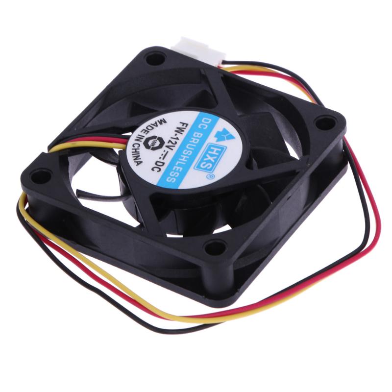 12V DC 6cm PC Cooling Fan Portable Computer Cooler Fan Ball Bearing 3 Pin Connector P4 Mini Cooling Fan Cooling Tool Fans