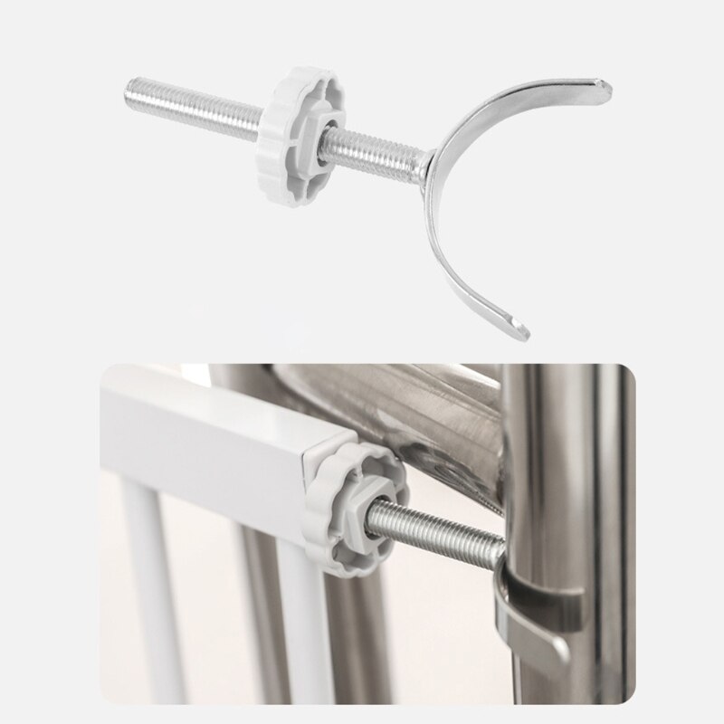 Trap Druk Gemonteerd Security Gate Schroefdraad Spindel Staaf Y/U Vorm Gate Adapter Voor Baby Pet Veiligheid Gates