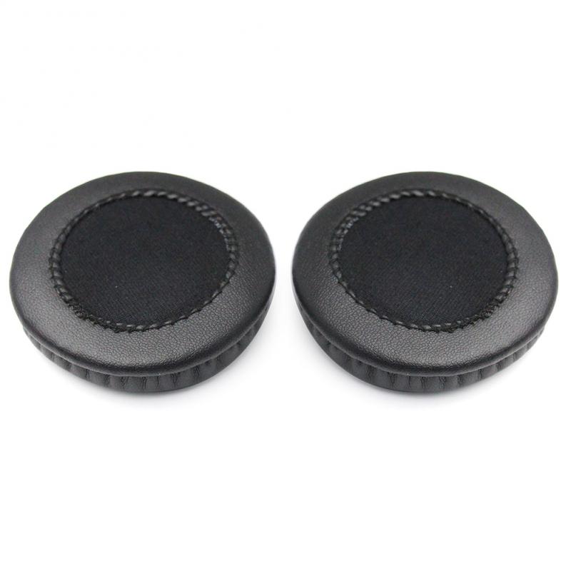 Nova 2021 Pair 1 Almofadas Almofadas de Substituição Fones De Ouvido Rodada PU Almofadas De Couro 50MM 55 60 65 70 75 80 85 90 95 100 105 MILÍMETROS