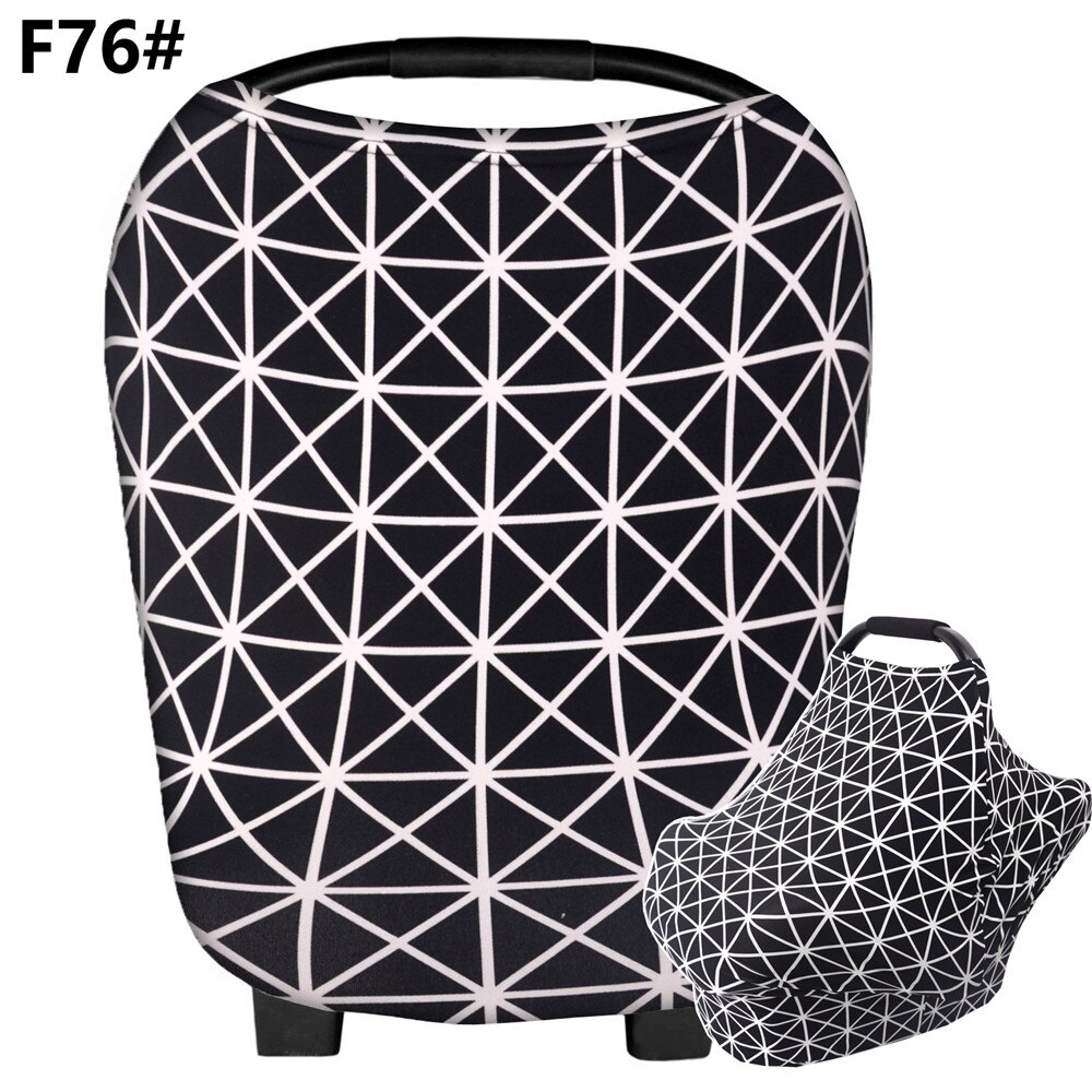Housse d'allaitement multi-usages, écharpe d'allaitement, housse de siège auto pour bébé, chariot de courses, chaise haute, poussette, grand châle infini, livraison gratuite: F76