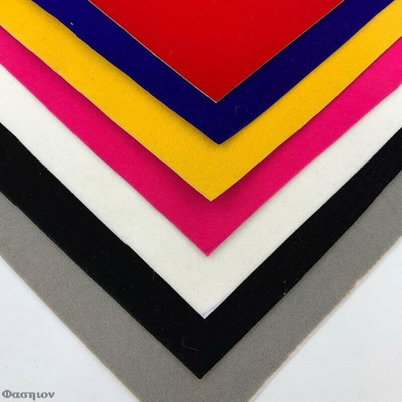 Sticky Back Self Adhesive Sheet Felt Velvet Velour Fabric Craft Sticker Liner Jewelry Drawer Decor