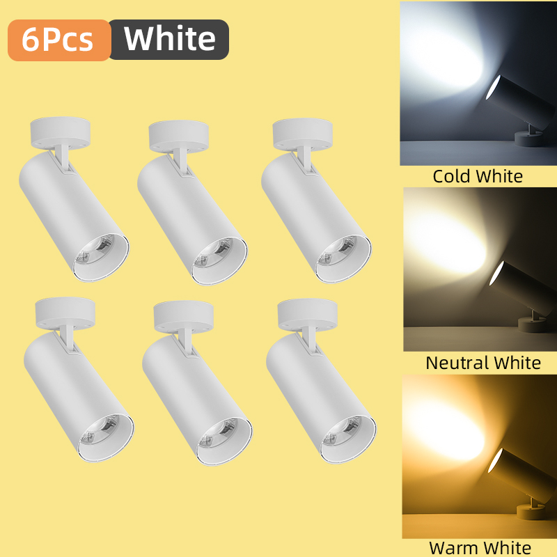 Led-spotlight i tak med 110-265v spotlights, dimbar led-downlight i tre färger, 12w/20w spotlights, hembelysning för kök: Röd / 20w