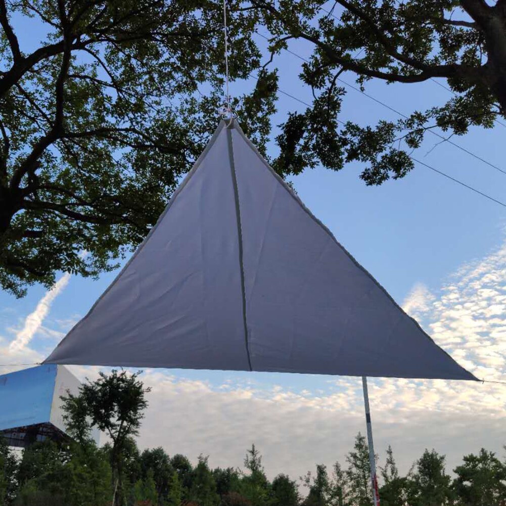 Triangle Shape Awning Waterproof Tarp UV Protection Outdoor Garden Patio Shelter Awning Sunshade Canopy Beach Sun Shelter