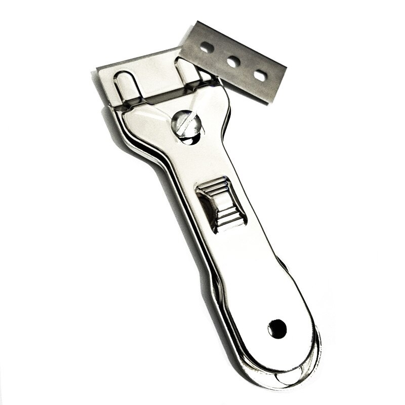 1Pc Glass Ceramic Hob Scraper Cleaner Tool with Blade and 1pc Spare BladesFor Cleaning Oven Cooker