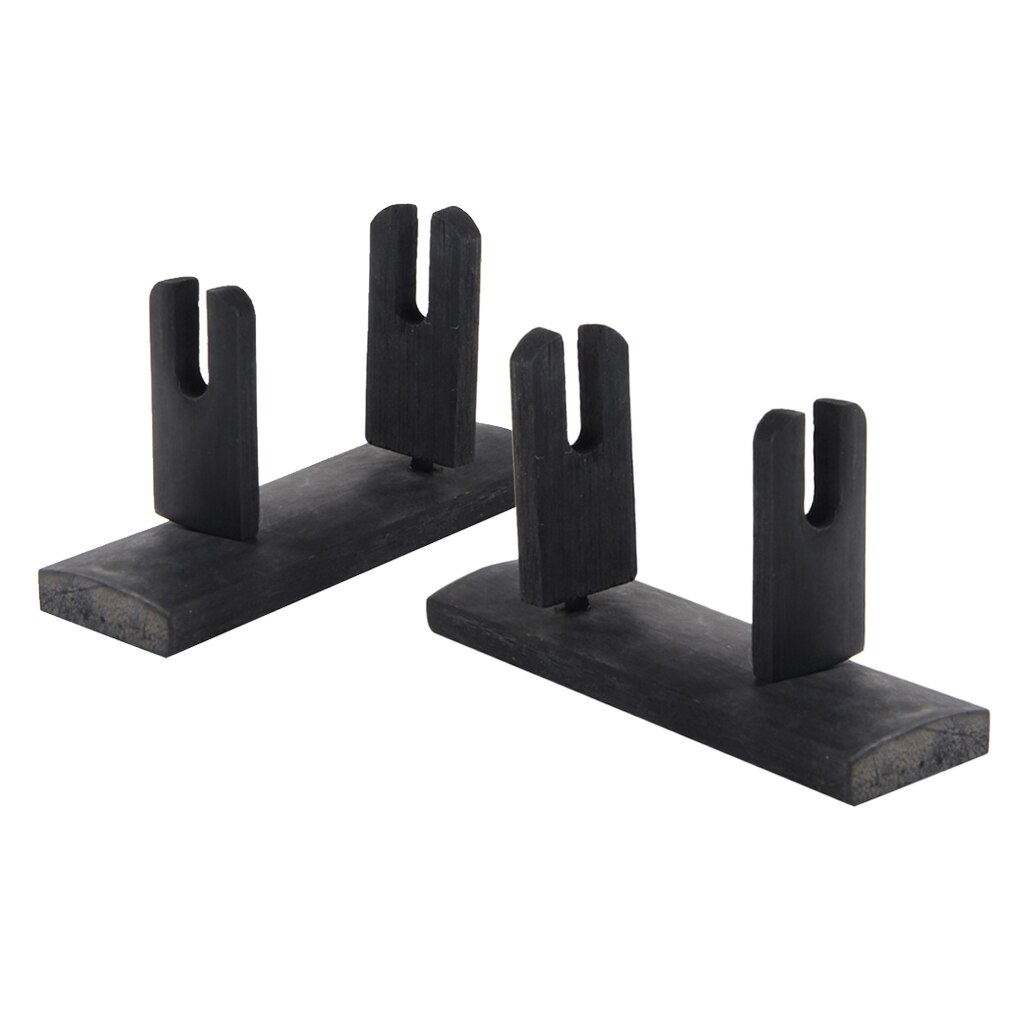 2X Bamboe Fan Display Stand Houder Voor Antieke Vouwen Fan Home Decor Black