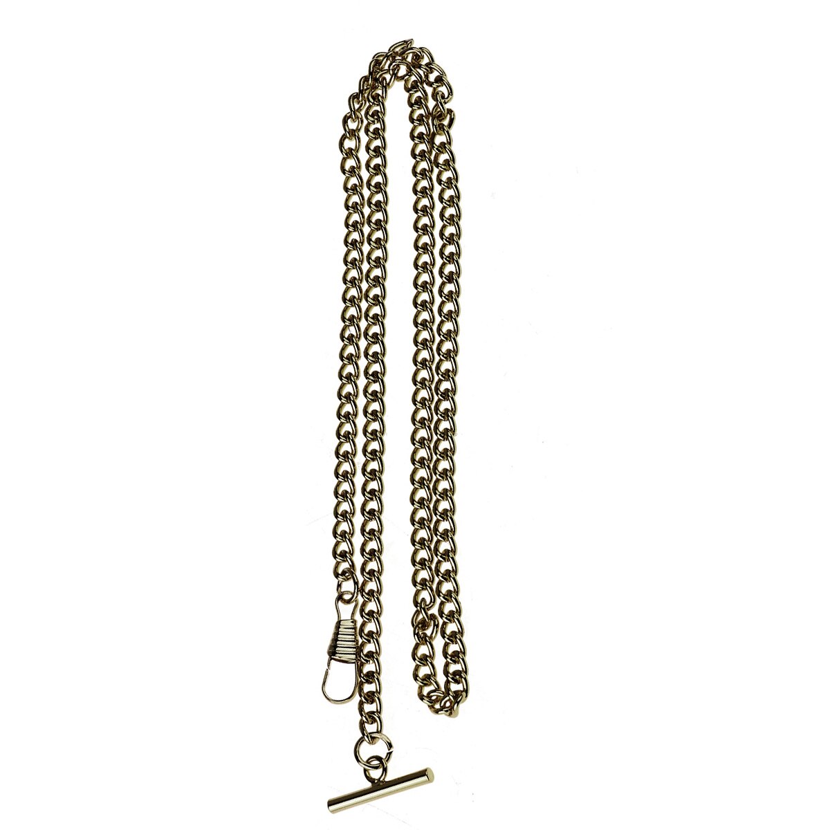Lommeur holder kæde til mænd kvinder retro vintage sølv bronze guld lommeur kæde link med t bar antik: Antik bronze