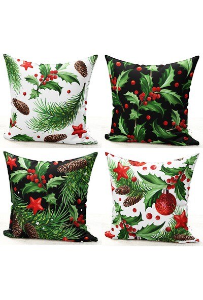 Merry Christmas Santa Claus pillow cover Xmas home decorative pillow plush throw pillow case cover Decorative pillows