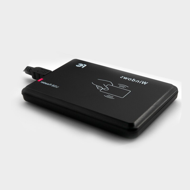 Eseye RFID USB EM4100 125 khz RFID EM ID Reader Gevoeligheid Proximity Smart Card Reader Ondersteuning Window Systeem USB RFID reader: rfid usb