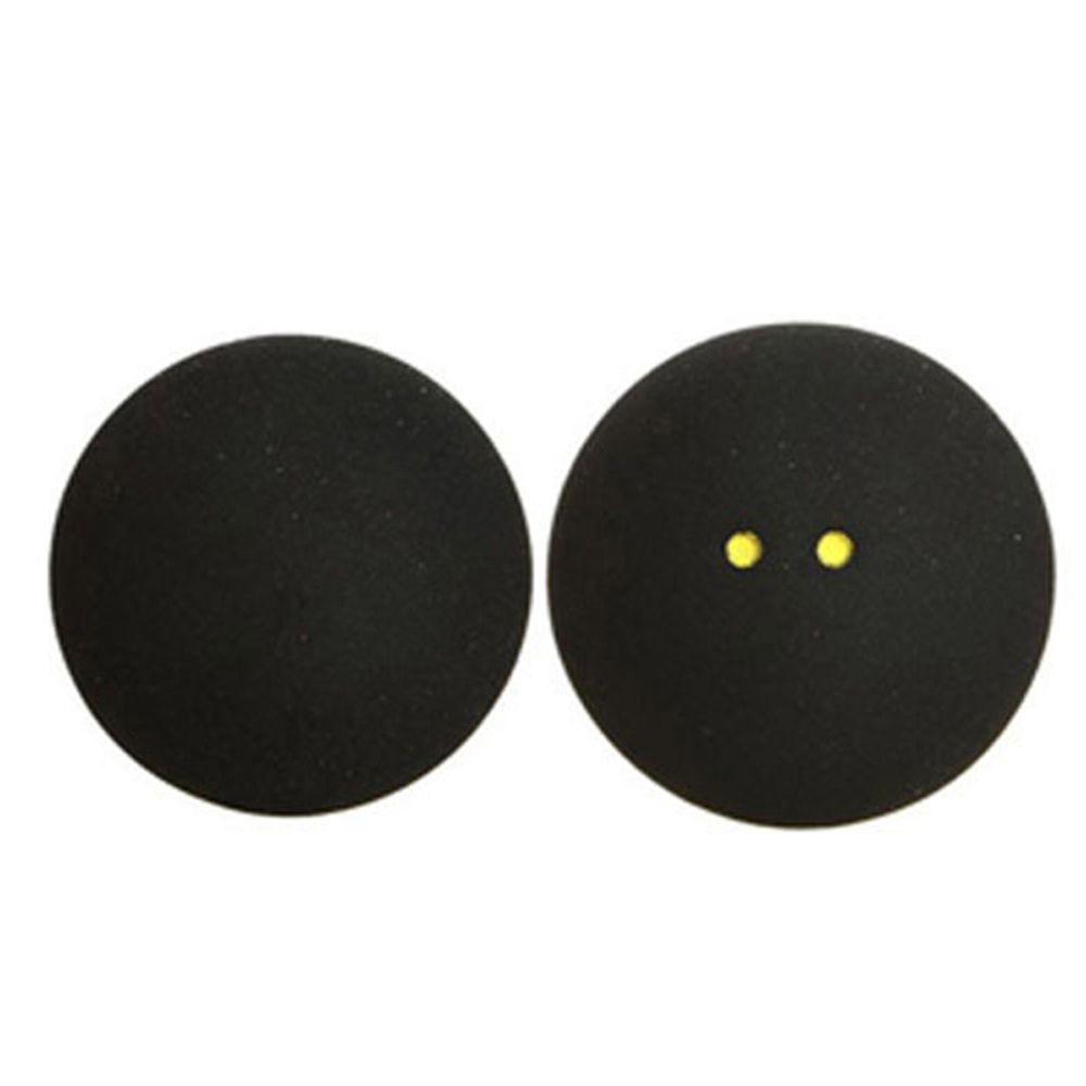 1Pc Squash Bal Twee-Gele Stippen Lage Snelheid Sport Rubber Balls Training Concurrentie Squash Bal Speler Training tool