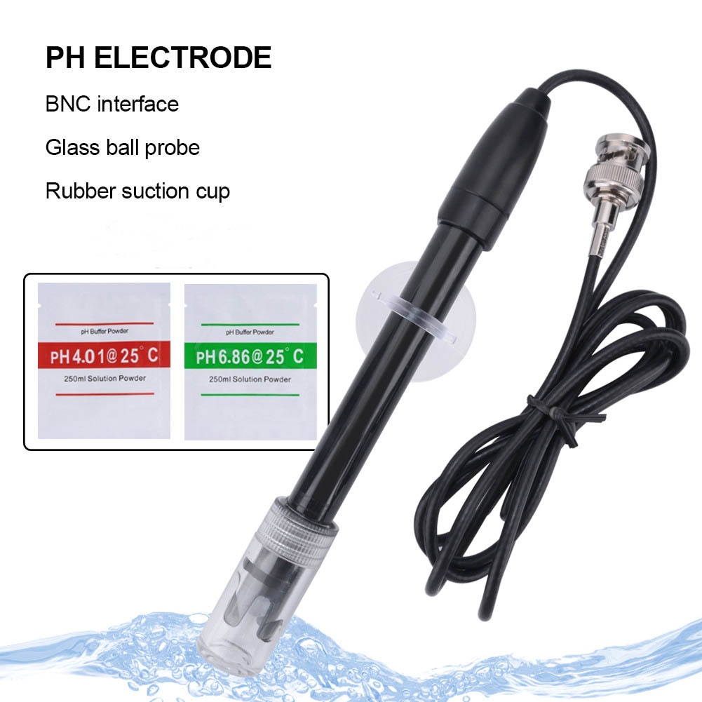 0.00-14.00 ph Replacement Probe Aquarium Hydroponic Laboratory Electrode ph Meter Potential Test BNC Q9 Connector