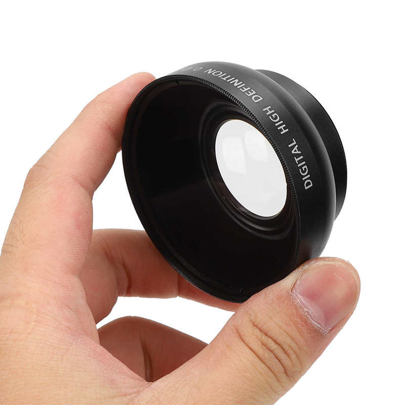 camcorders JSR-1156 Advanced 46MM 0.45X Wide Angle Macro Lens Fit for All 46MM Diameter Camera Lenses len parts