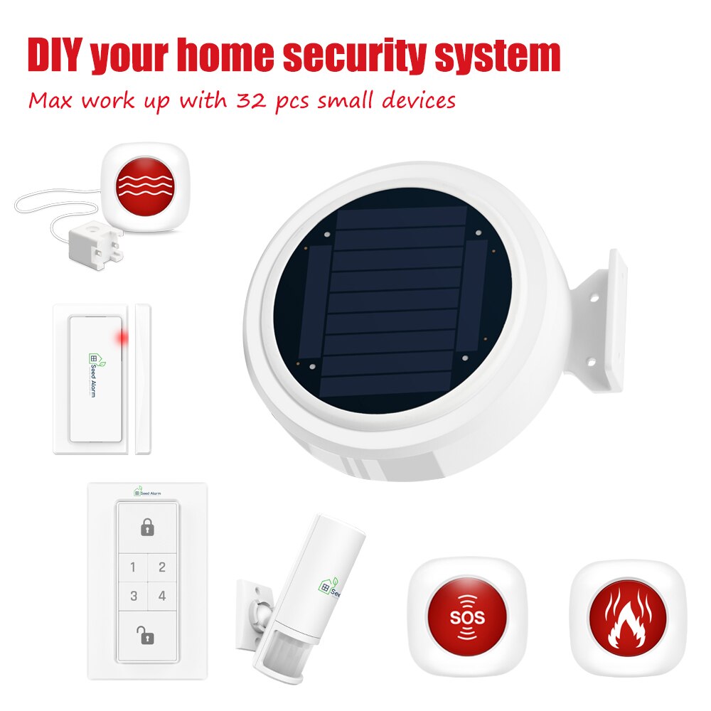 Seed Alarm DIY Your Shop / Warehouse / Factory Emergency & Security Alarm System via App Control