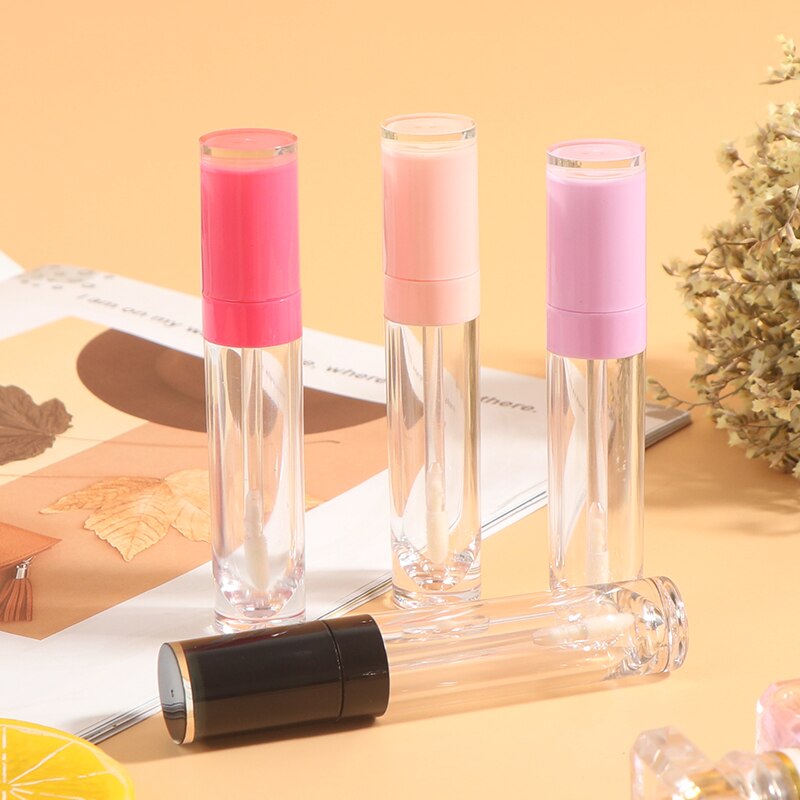 8ml abs lipgloss tubes lege plastic lippenbalsem tubes met staafje witte dop lip glaze container cosmetische verpakking